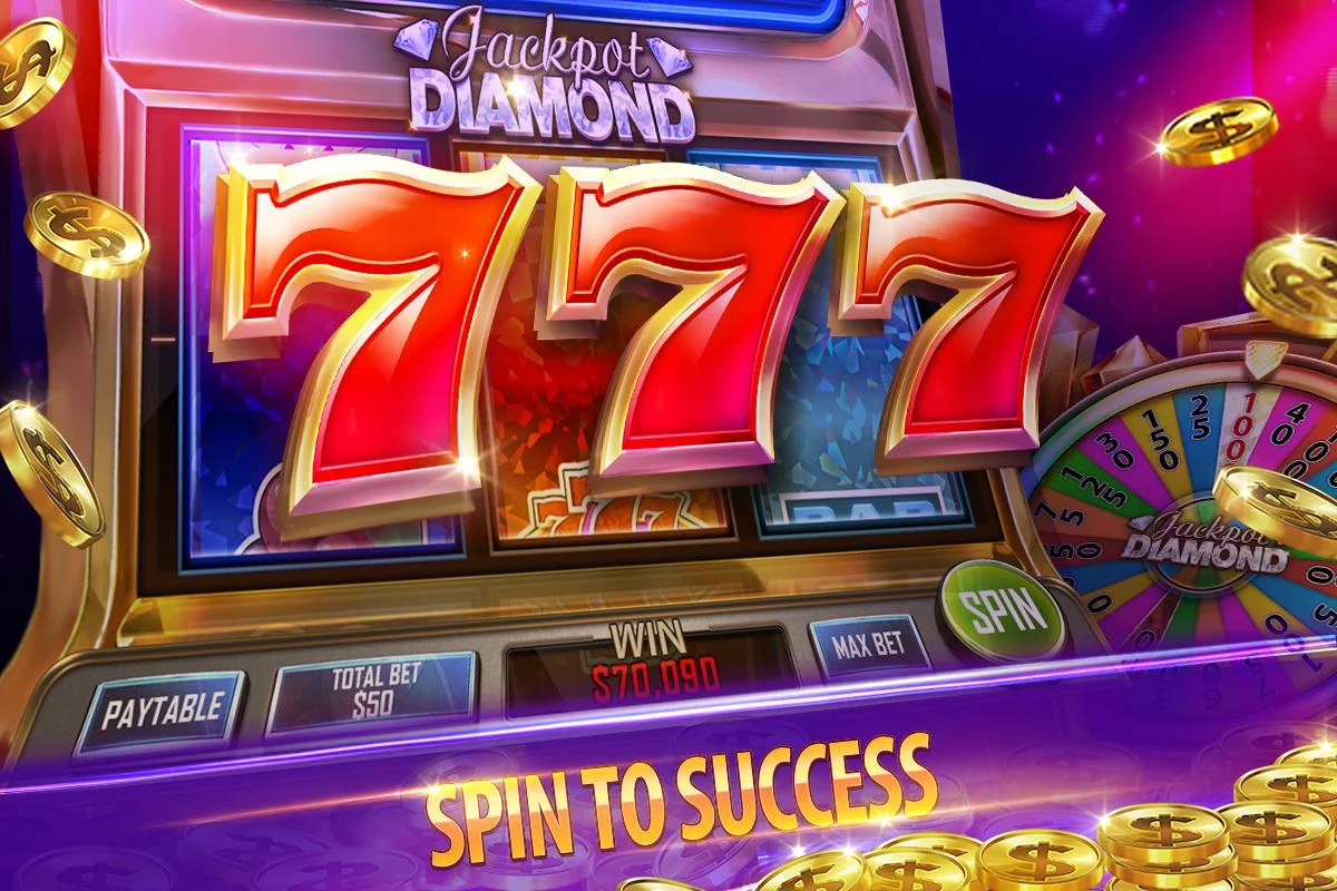 Bright reel-game interface with colourful symbols and UI chrome.